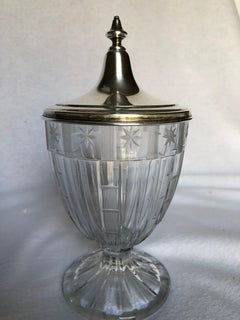 Heisy Glass Jar with Sterling Silver Lid