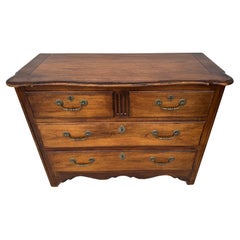 Vintage Hekman Walnut 4 Drawer Commode