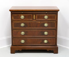 HEKMAN Copley Place Banded Mahogany Georgian Bachelor Chest