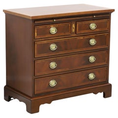 HEKMAN Copley Place Banded Mahogany Georgian Bachelor Chest