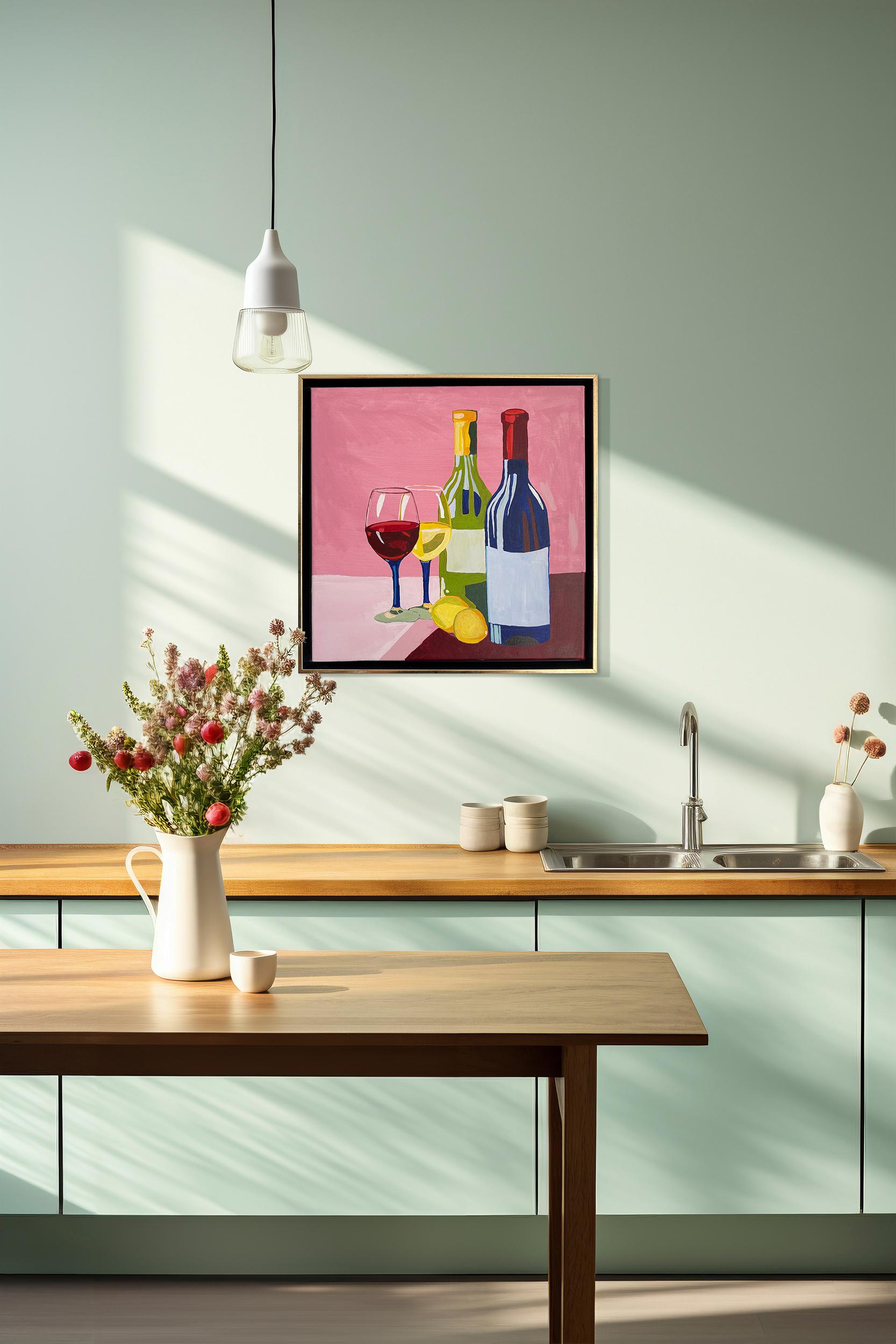 Quando la vita ti dà i limoni, di Hela - Natura morta contemporanea di cocktail in vendita 10