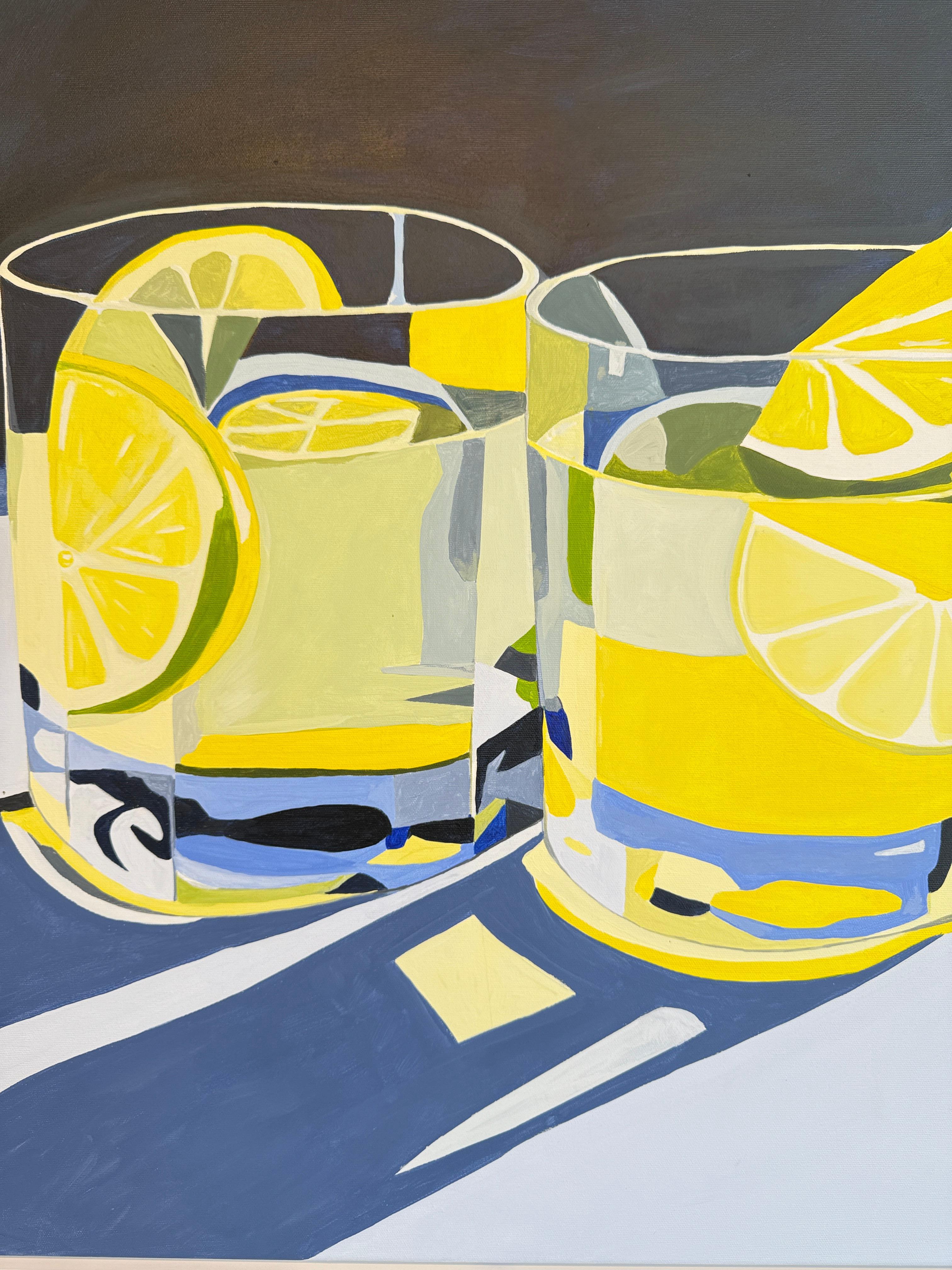 Quando la vita ti dà i limoni, di Hela - Natura morta contemporanea di cocktail in vendita 12