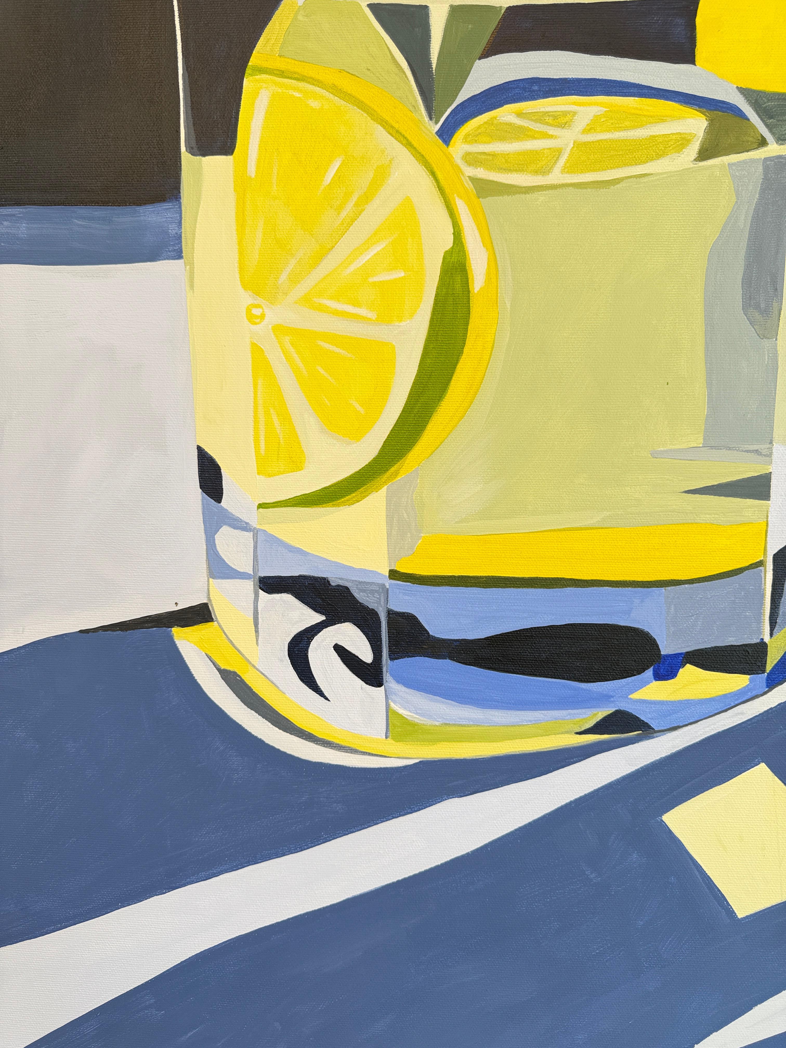 Quando la vita ti dà i limoni, di Hela - Natura morta contemporanea di cocktail in vendita 3