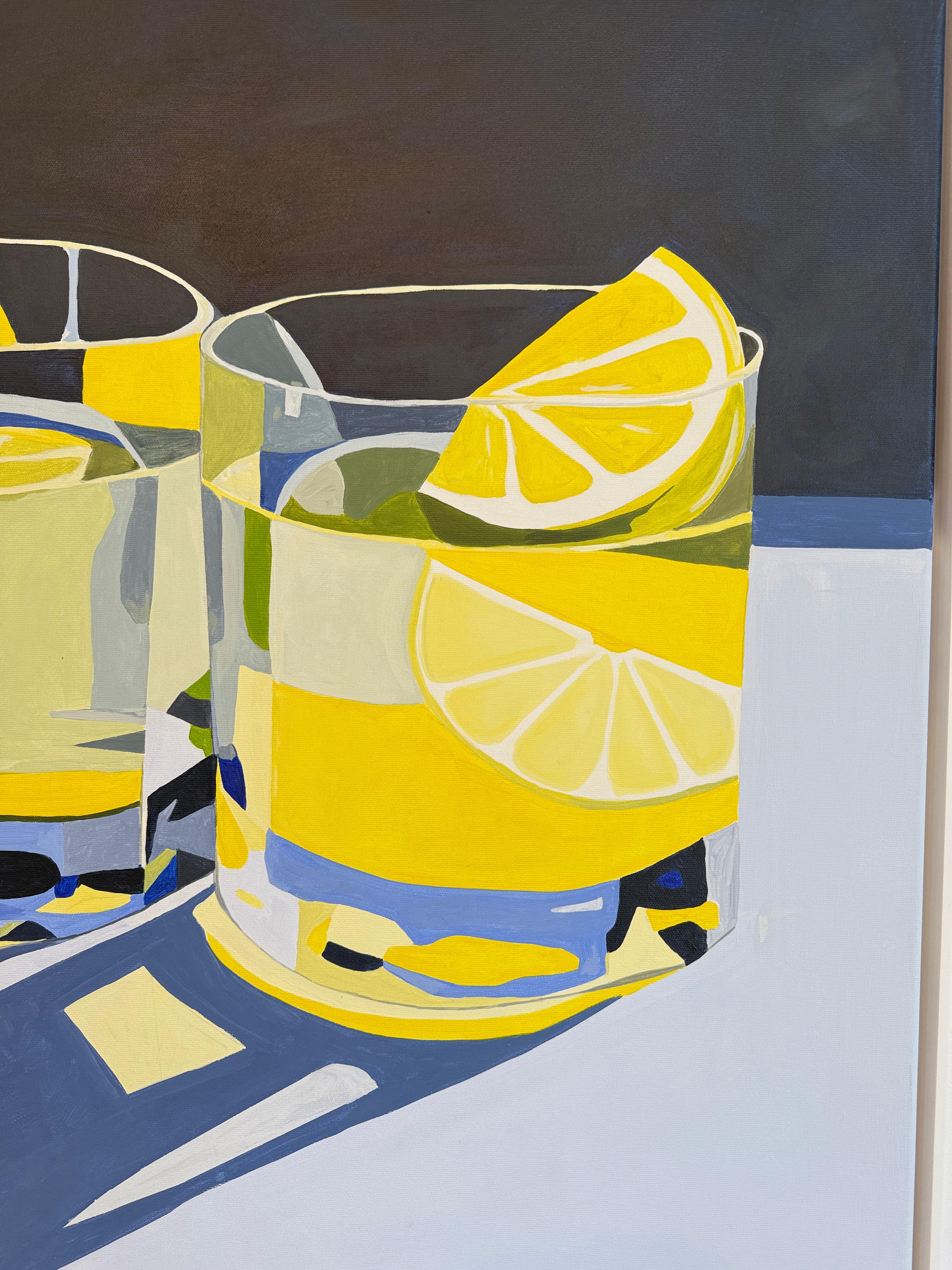 Quando la vita ti dà i limoni, di Hela - Natura morta contemporanea di cocktail in vendita 7