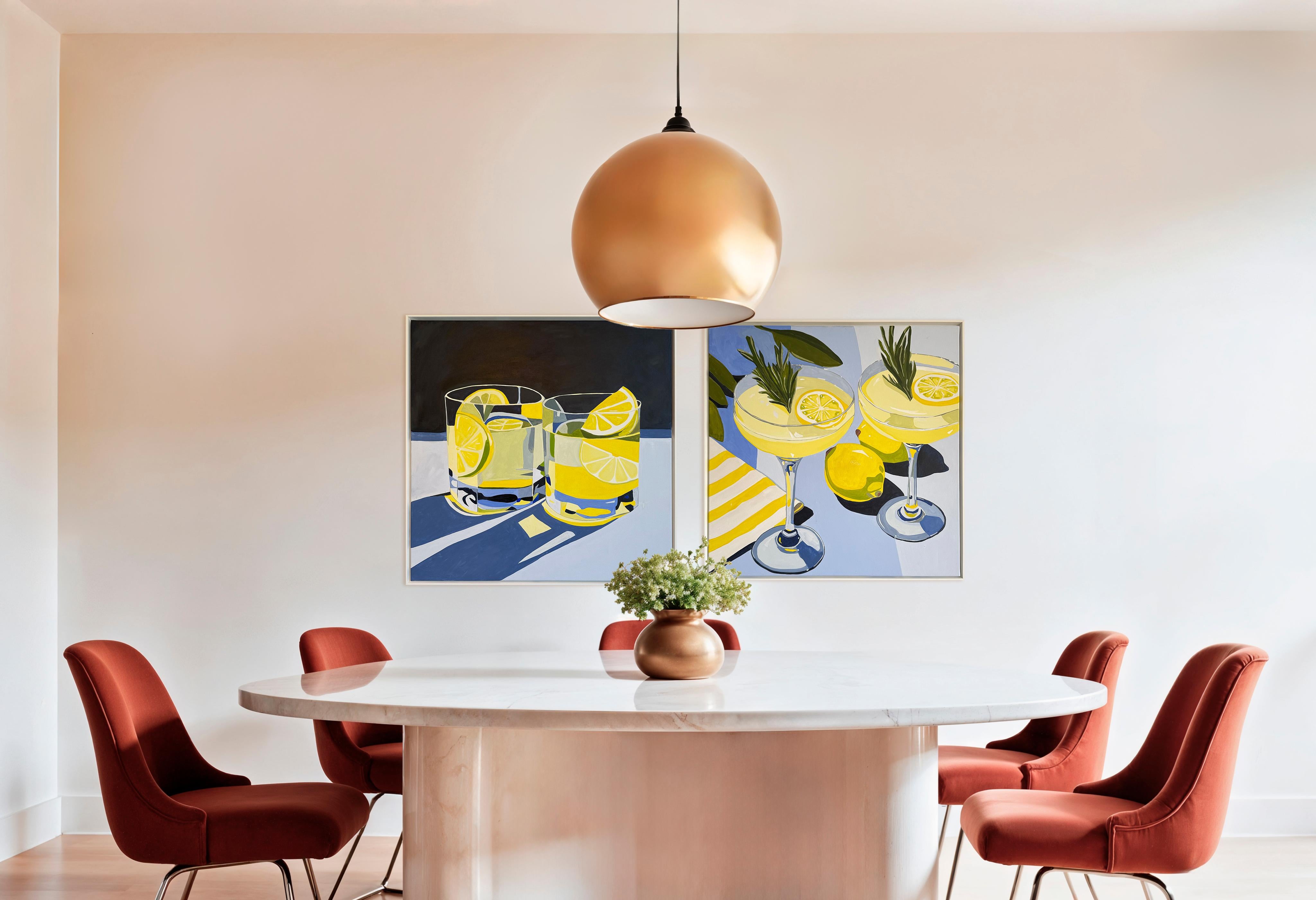 Quando la vita ti dà i limoni, di Hela - Natura morta contemporanea di cocktail in vendita 8