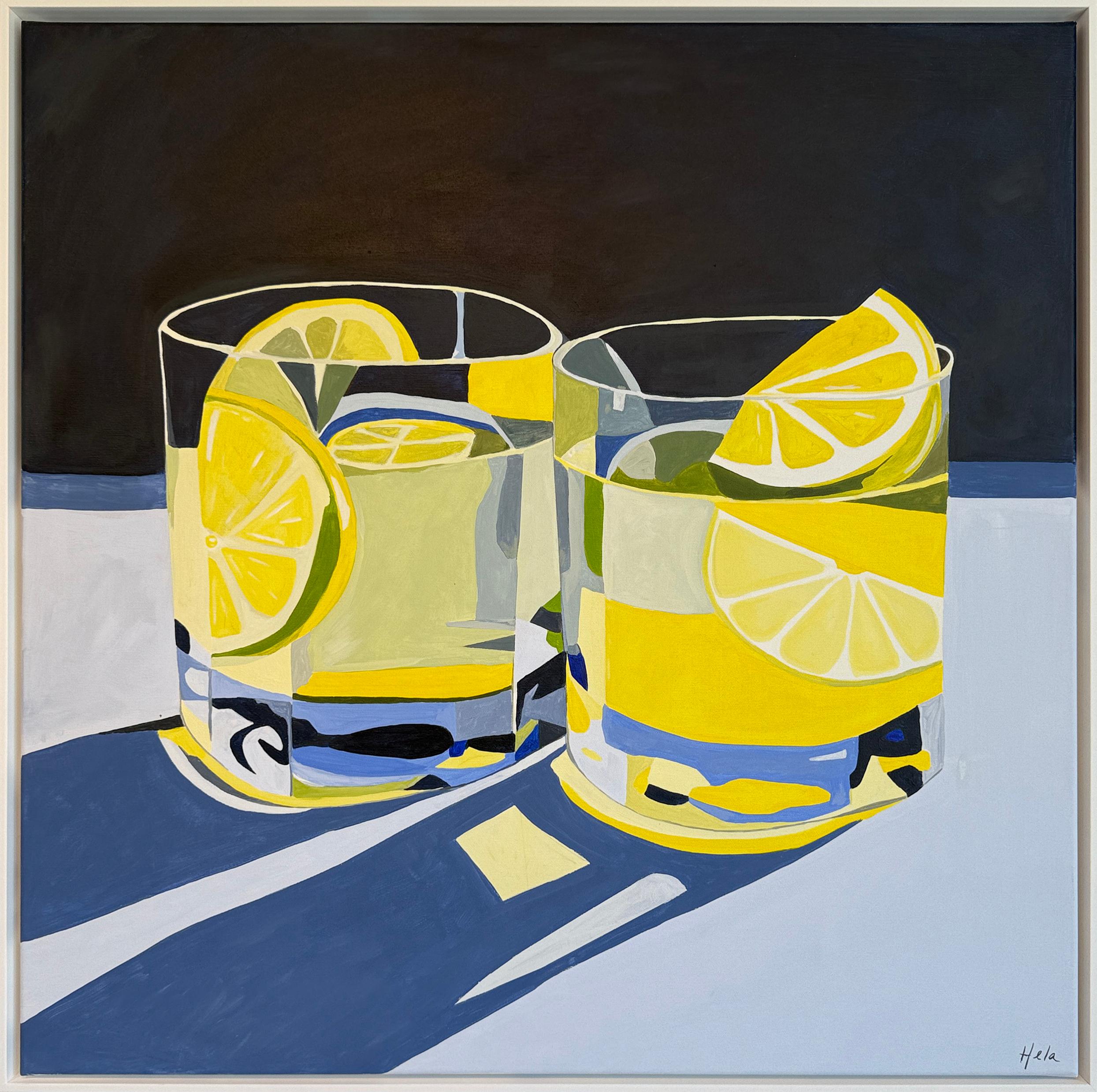 Hela è un'artista contemporanea emergente i cui dipinti vibranti e giocosi celebrano il tranquillo fascino della vita quotidiana. Con un'attenzione particolare agli allestimenti, ai cocktail, ai bicchieri e alle tavole elegantemente disposte,