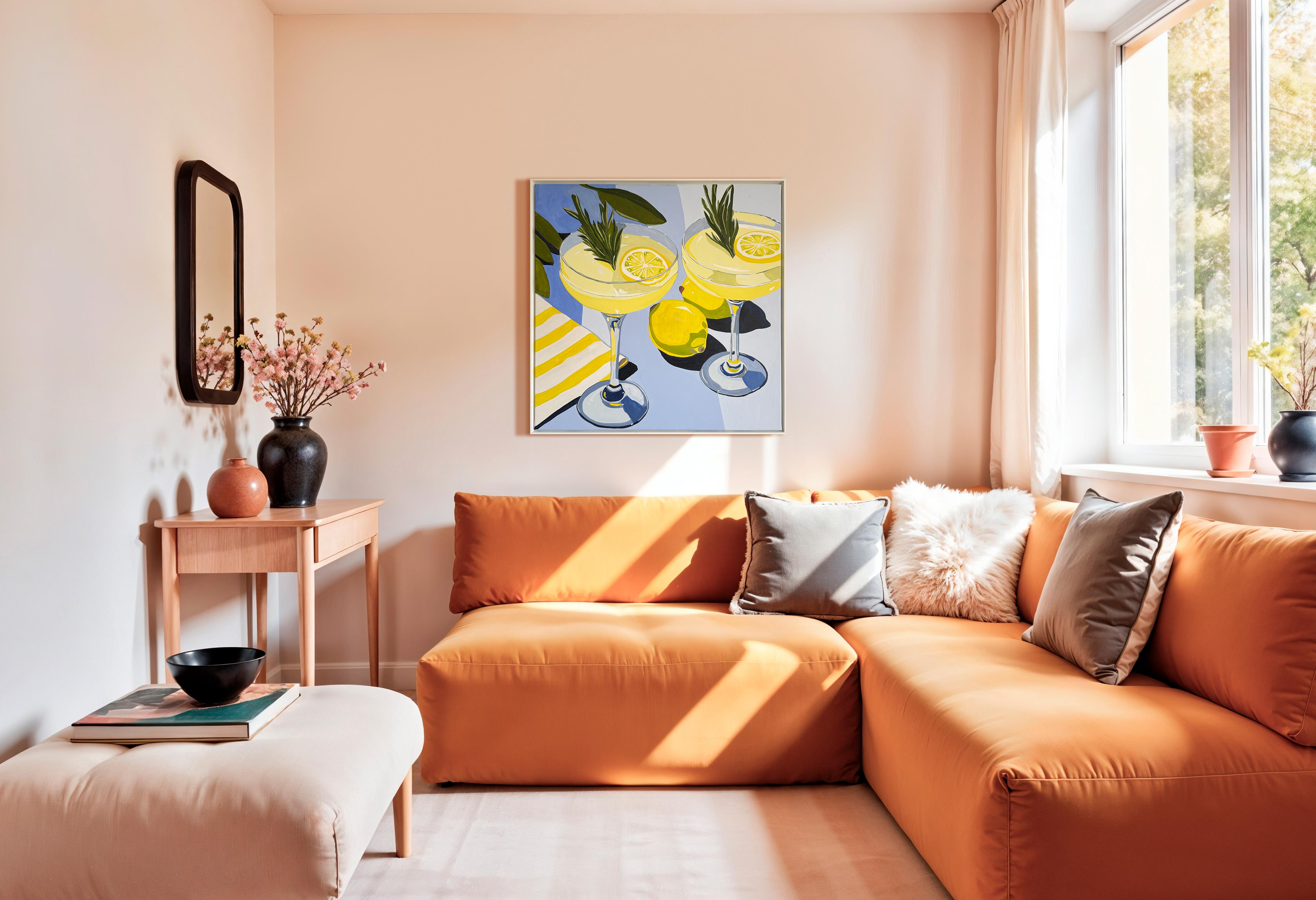 Quando la vita ti dà i limoni, di Hela - Natura morta contemporanea di cocktail in vendita 2