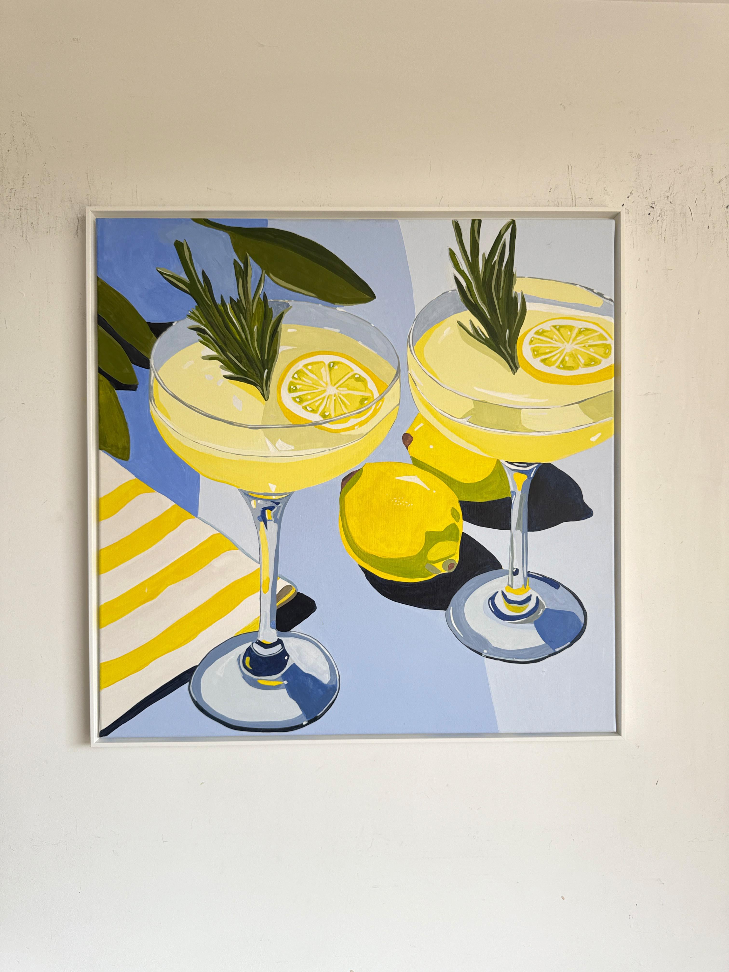 Quando la vita ti dà i limoni, di Hela - Natura morta contemporanea di cocktail in vendita 3