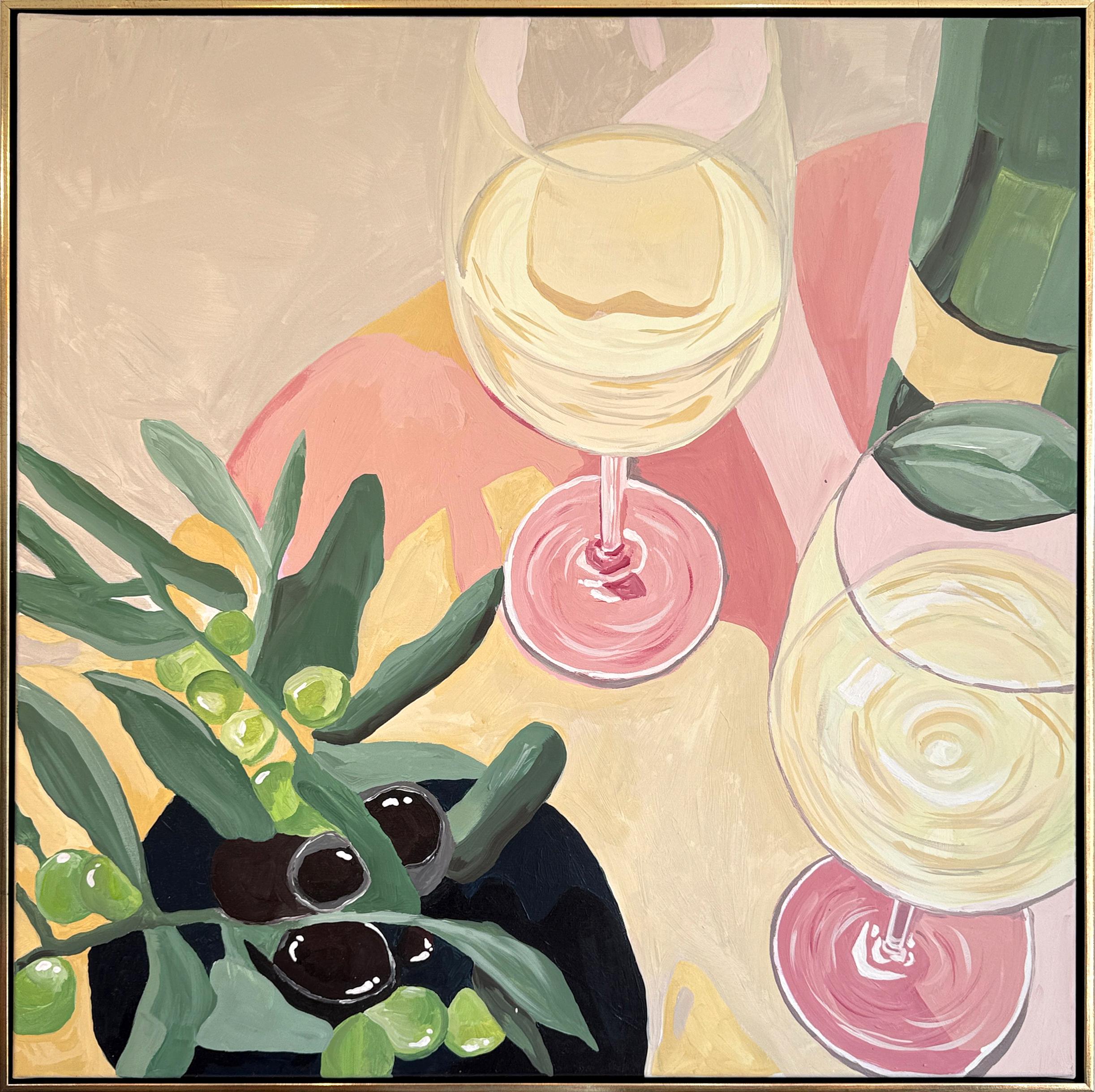 Hela è un'artista contemporanea emergente i cui dipinti vibranti e giocosi celebrano il tranquillo fascino della vita quotidiana. Con un'attenzione particolare agli allestimenti, ai cocktail, ai bicchieri e alle tavole elegantemente disposte,