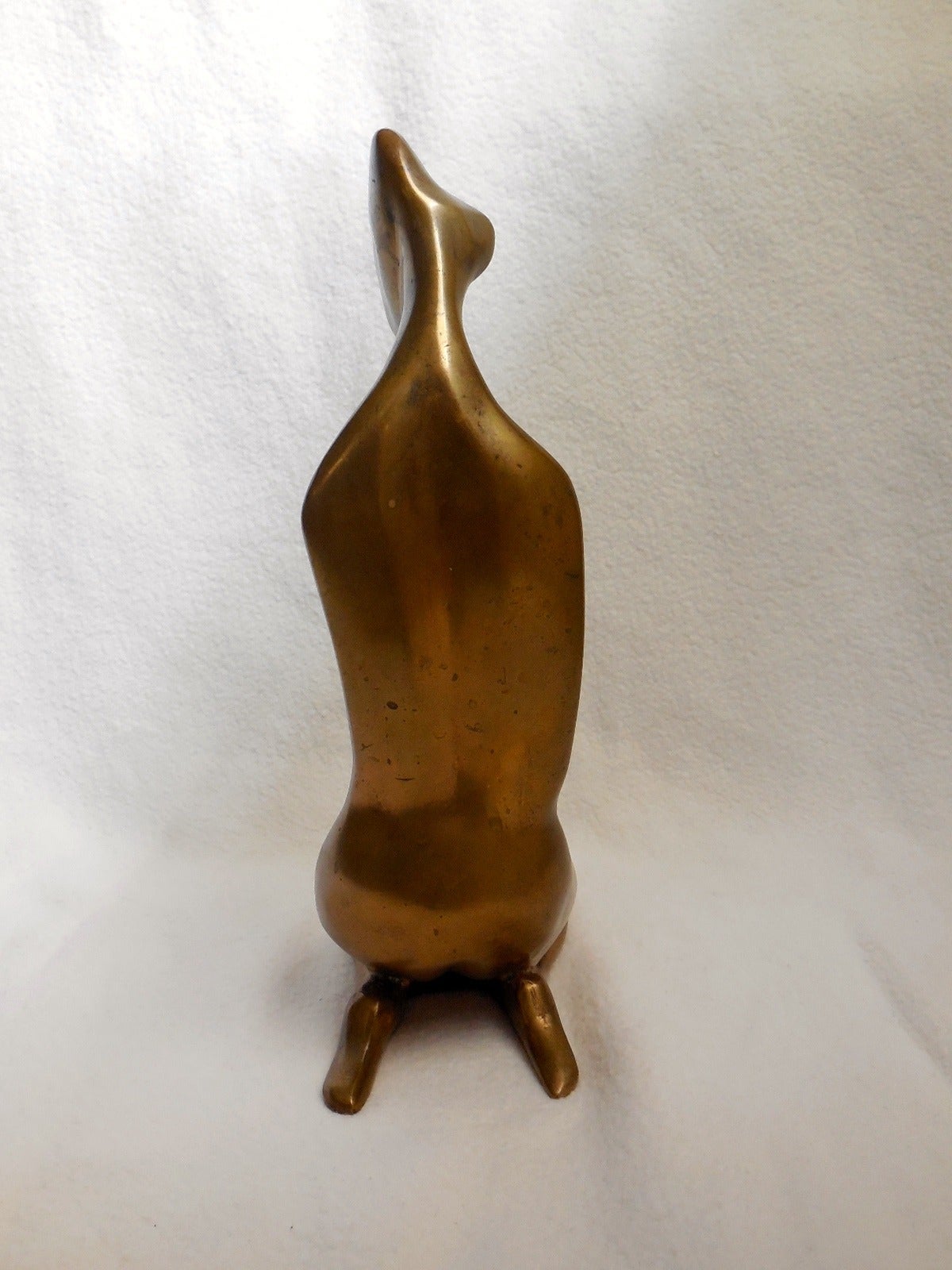Girl Seated a la Japonaise Bronze Sculpture Morris Singer Foundry. For Sale 1