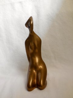 Girl Seated a la Japonaise Bronze Sculpture Morris Singer Foundry.