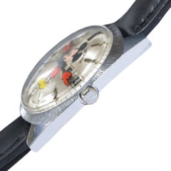 Helbros 1970 Mickey Mouse Mechanical Wristwatch