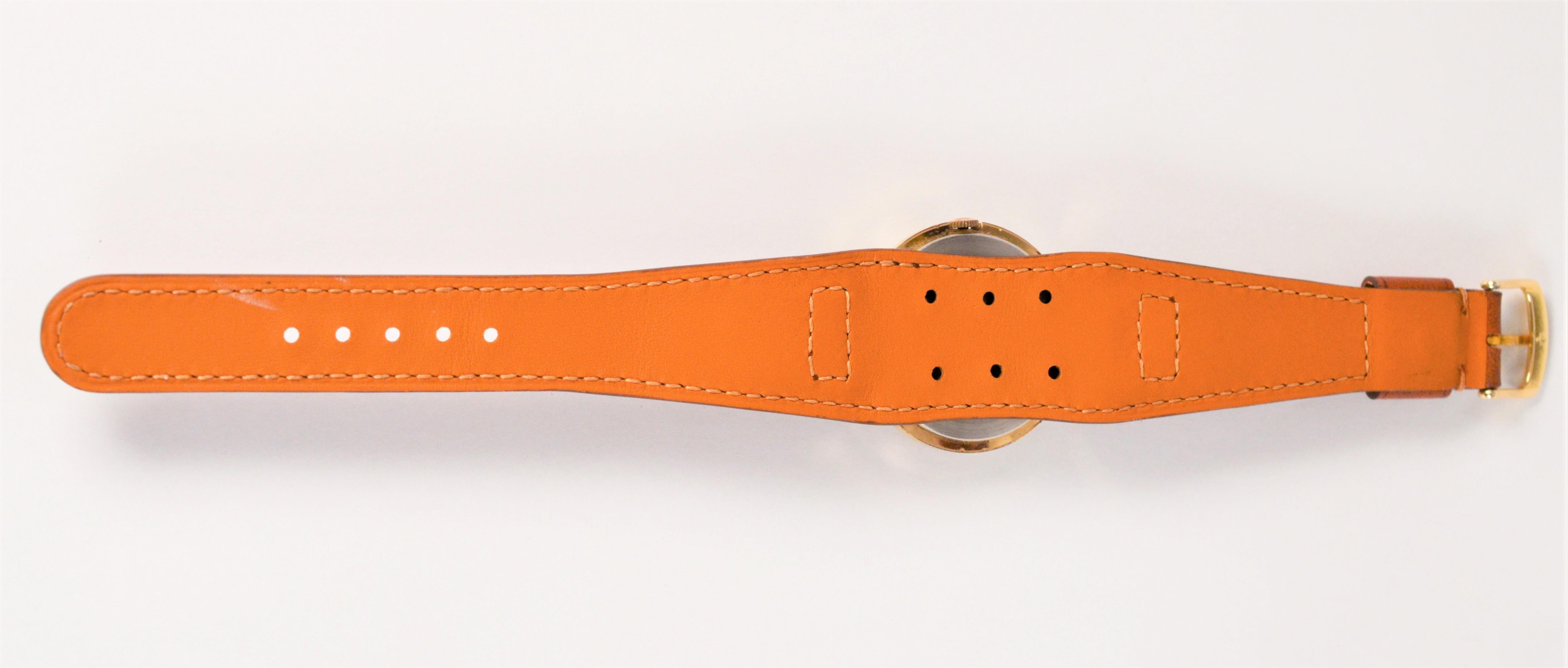 Women's or Men's Helbros Model 83 Classic 1950s Wrist Watch w Military Style Bund Strap  For Sale