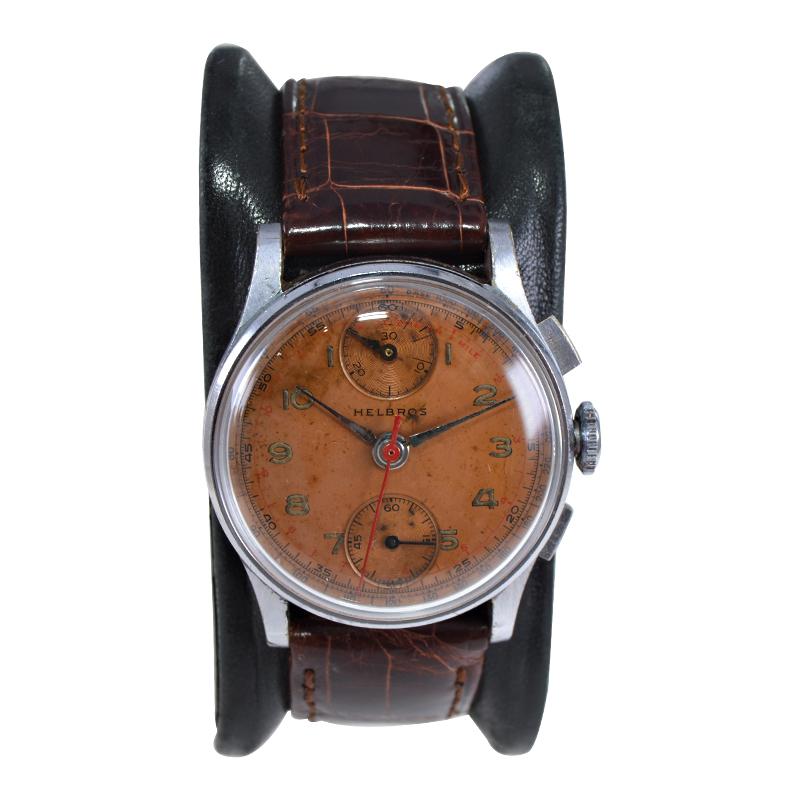 helbros chronograph watch