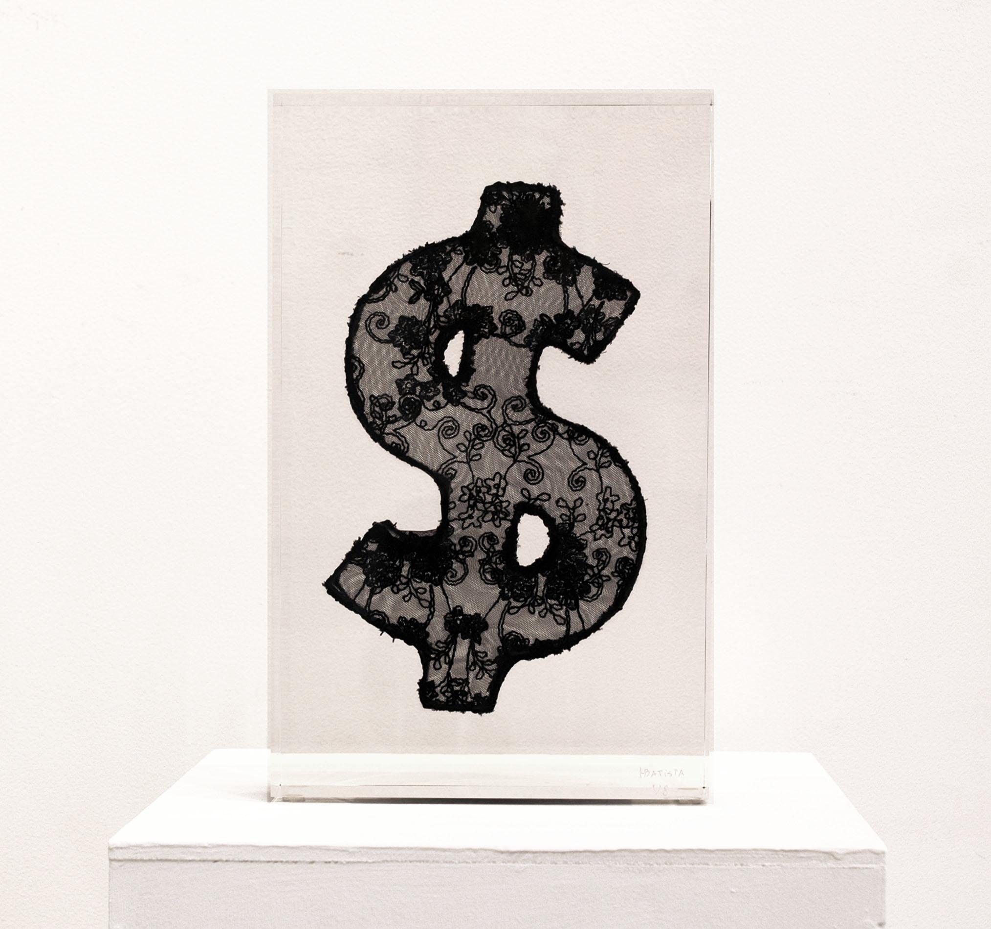 Dollar Laces - Sculpture by Helder Batista