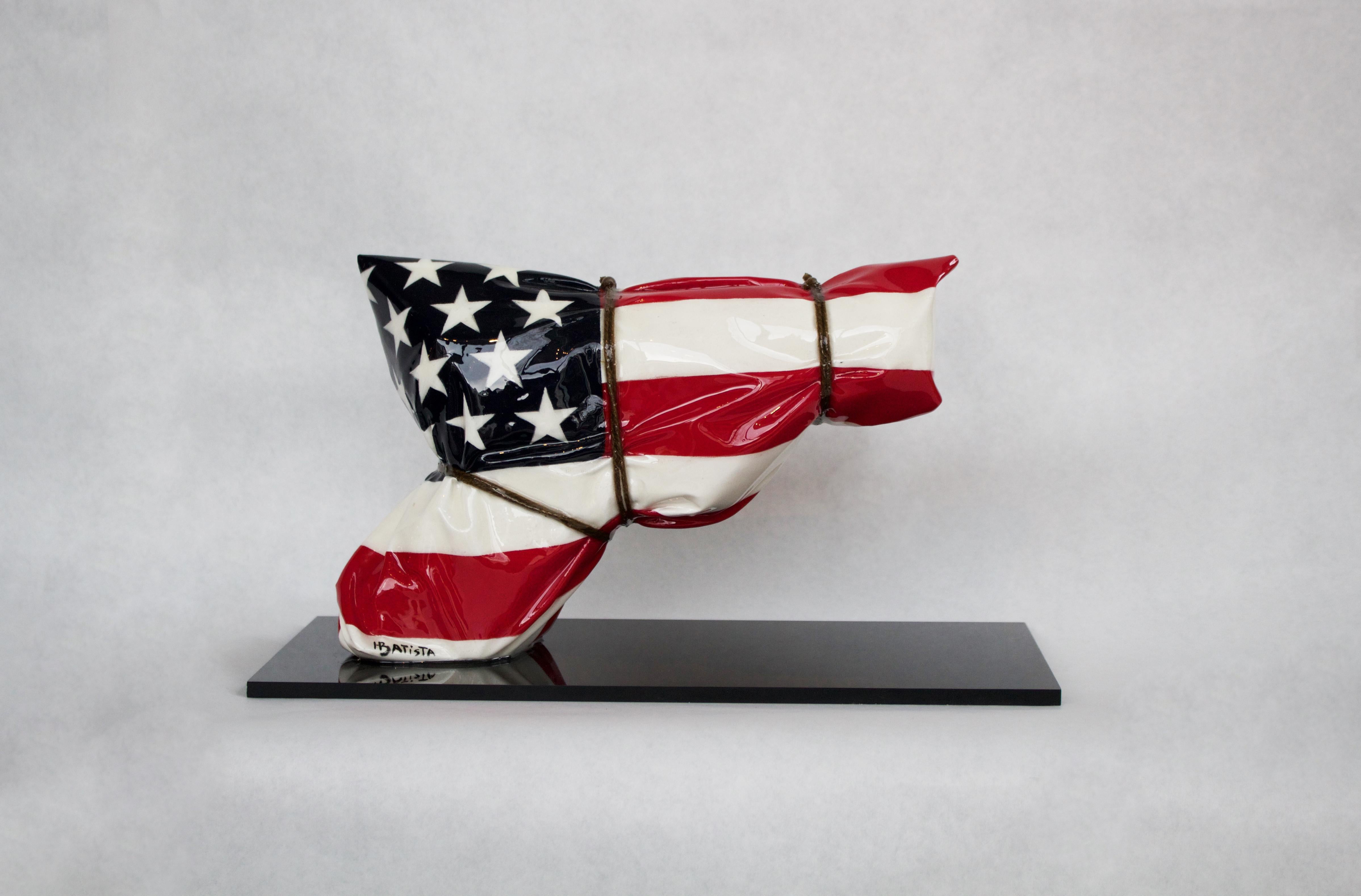 Made In America  - Sculpture by Helder Batista