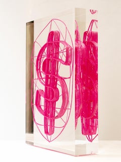 Dollar en corde rose