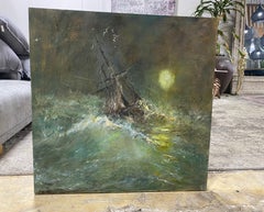 Helen Allois Signed Original Oil Canvas impressionist Painting Disappearances 8