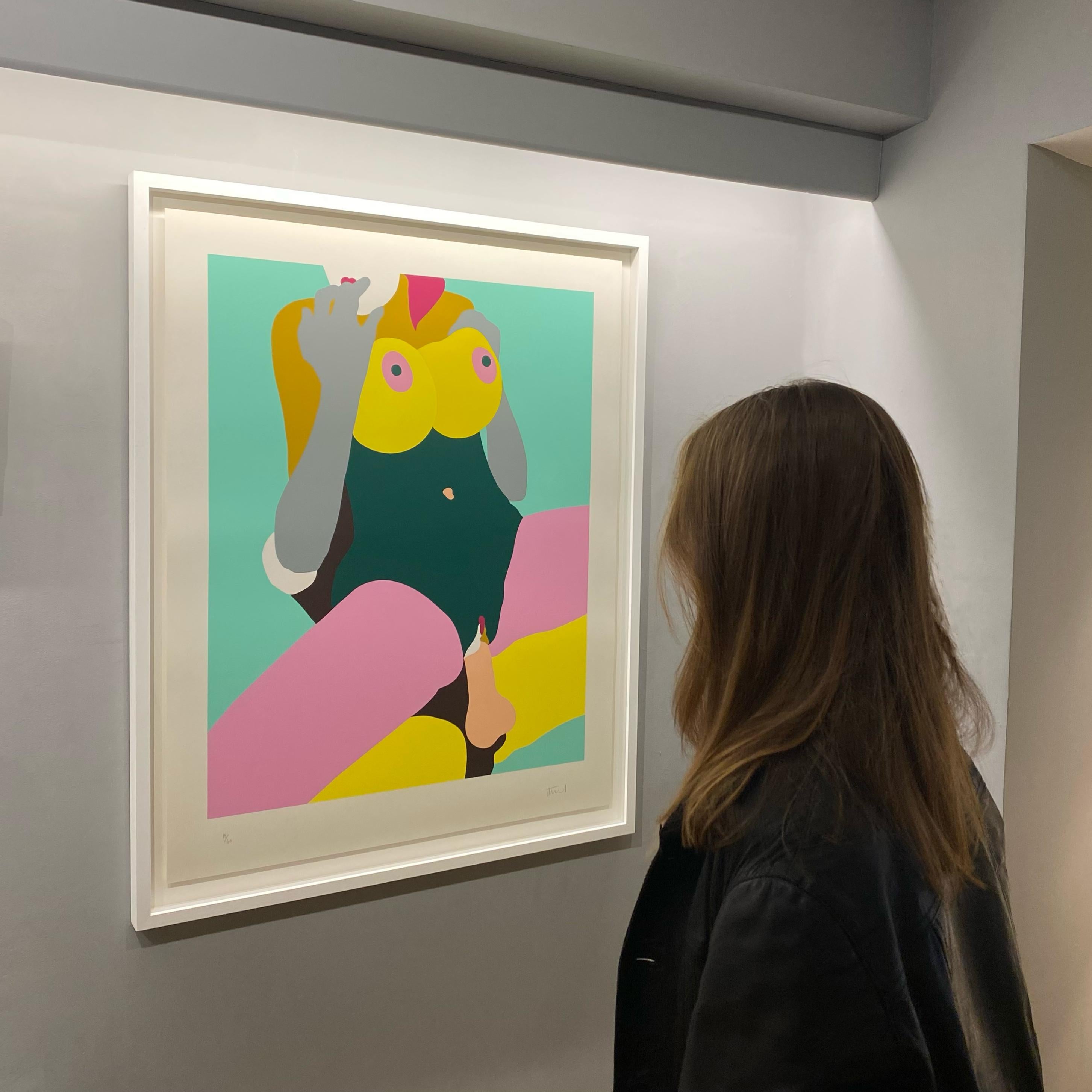 2021
Siebdruck auf Papier
100 x 80 cm
Signiert von der Künstlerin
Auflage von 60 Stück
Verkauft gerahmt