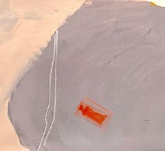 Mid 20th Century Huge Abstract Oil Painting by Artist Helen Bershad