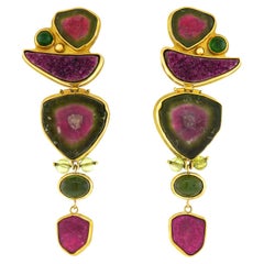 Helen Blythe-Hart Boucles d'oreilles lustre moderniste