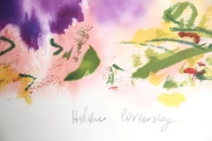 Rhapsody II, Signed Floral Lithograph by Helen Covensky