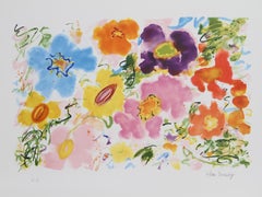 Espectro de encanto, litografía floral firmada por Helen Covensky