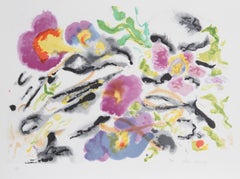 La pasión de la primavera, litografía floral firmada por Helen Covensky