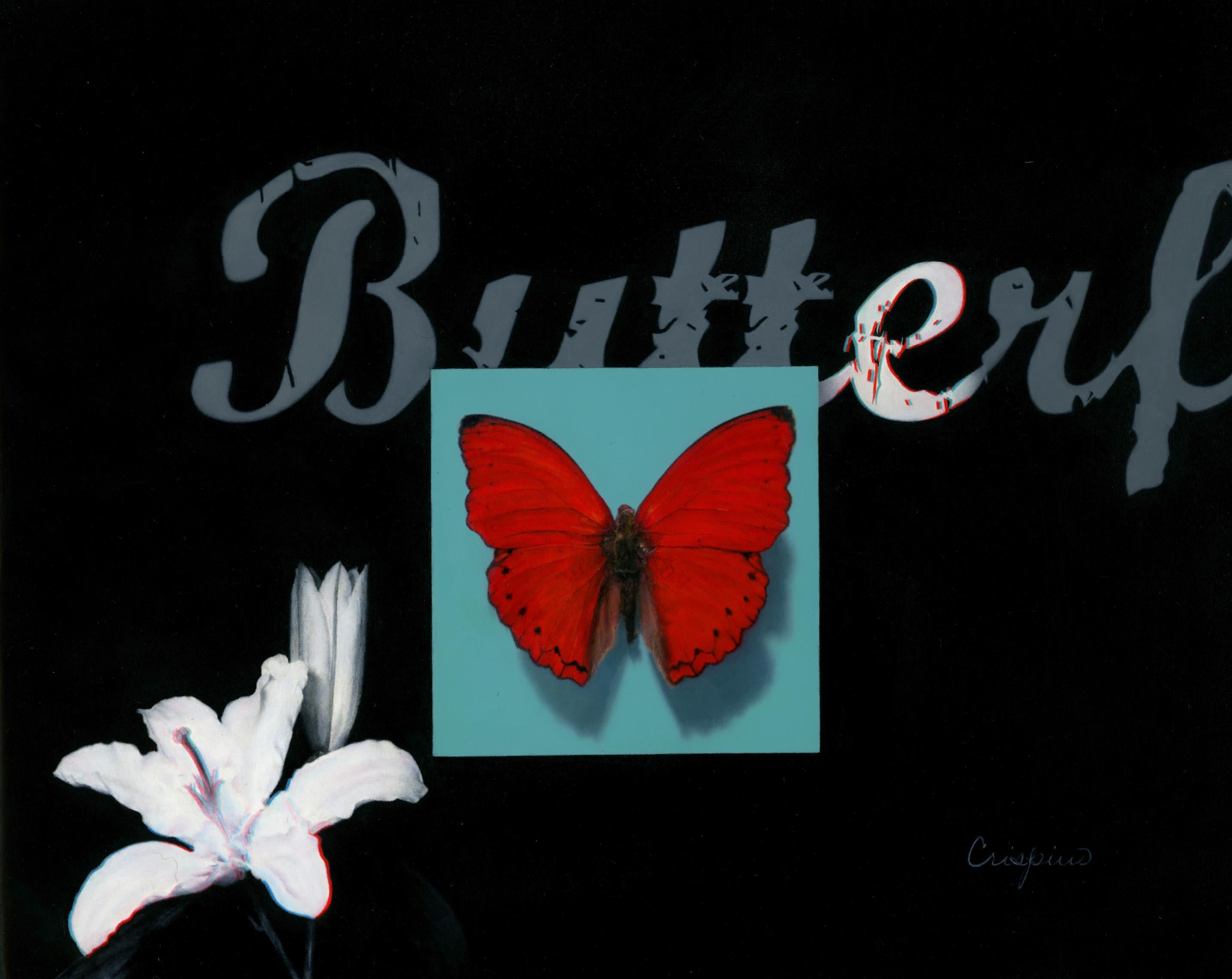 "Die Illusion" (2025) Öl-Tier-Gemälde auf Karton