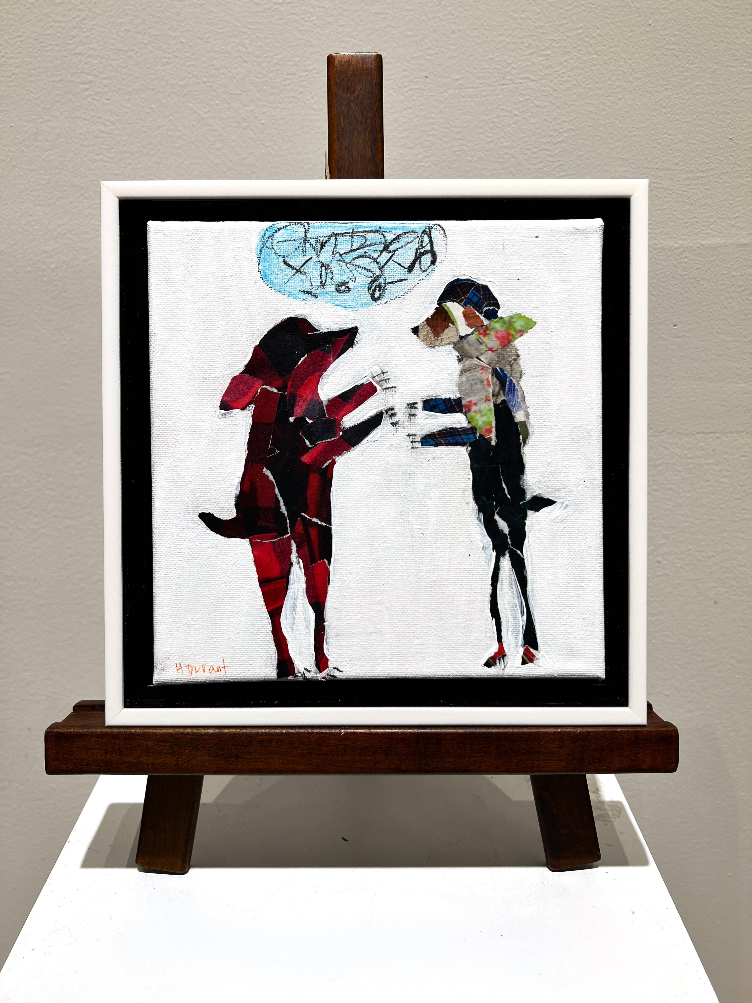 Pour les amoureux des chiens : Dialogues de chiens 1 - Painting de Helen Durant