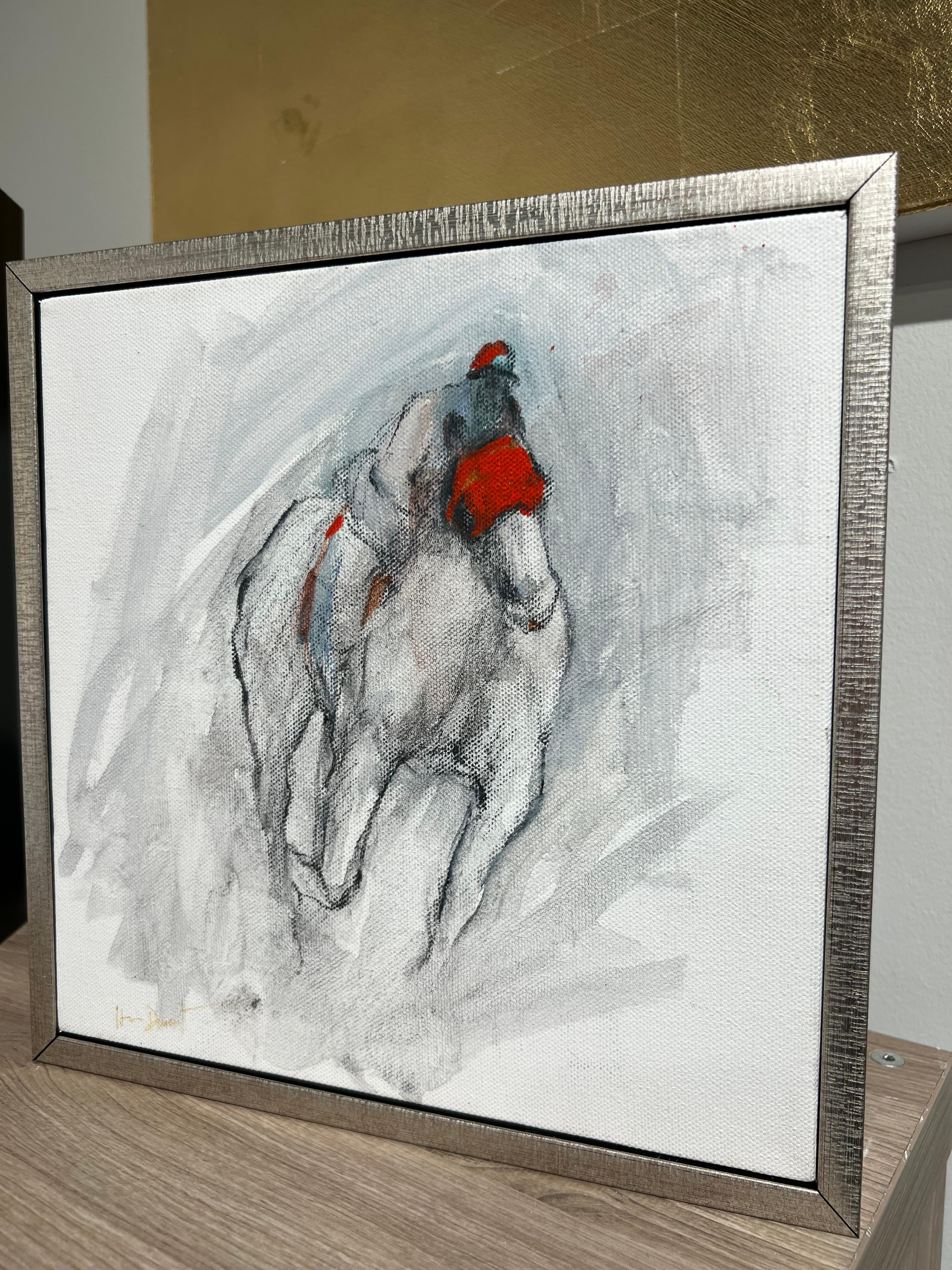 Helen Durant Animal Painting - Jockey I