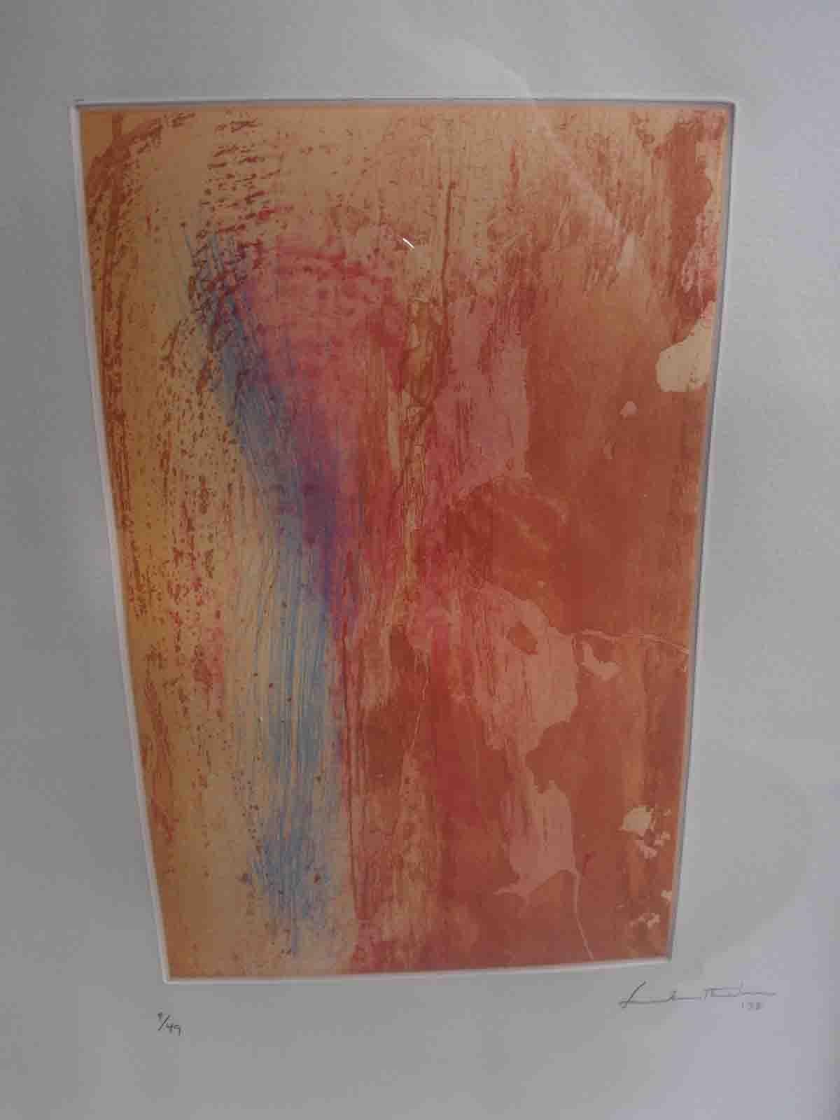 North American Helen Frankenthaler Color Etching For Sale