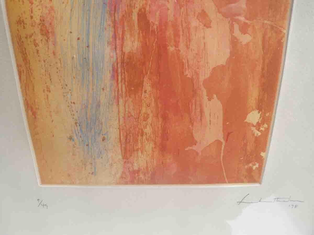 Helen Frankenthaler Color Etching In Good Condition For Sale In West Palm Beach, FL