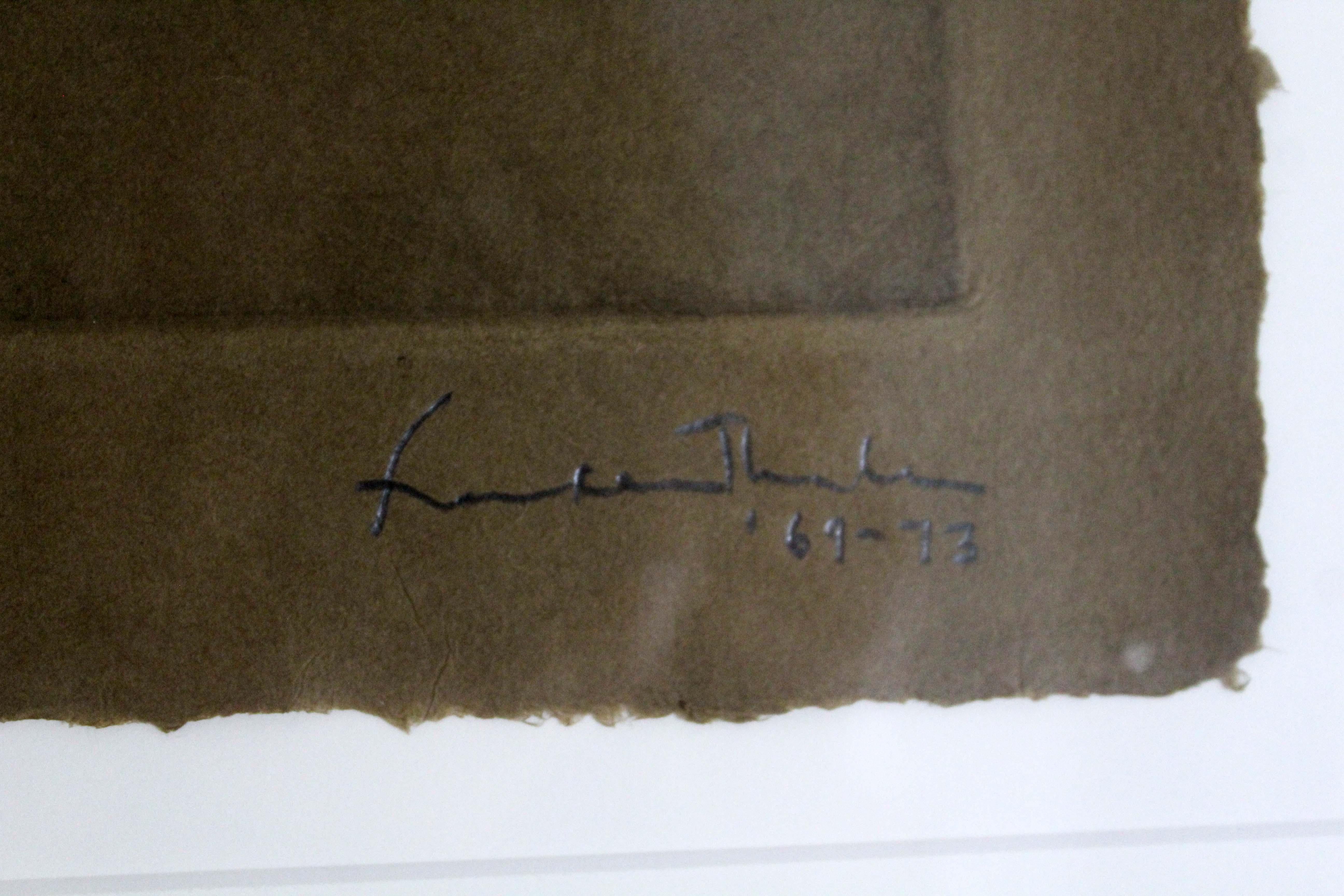 Paper Helen Frankenthaler Connected by Joy 1969-73 Signed Aquatint & Etching 3/27 Fram