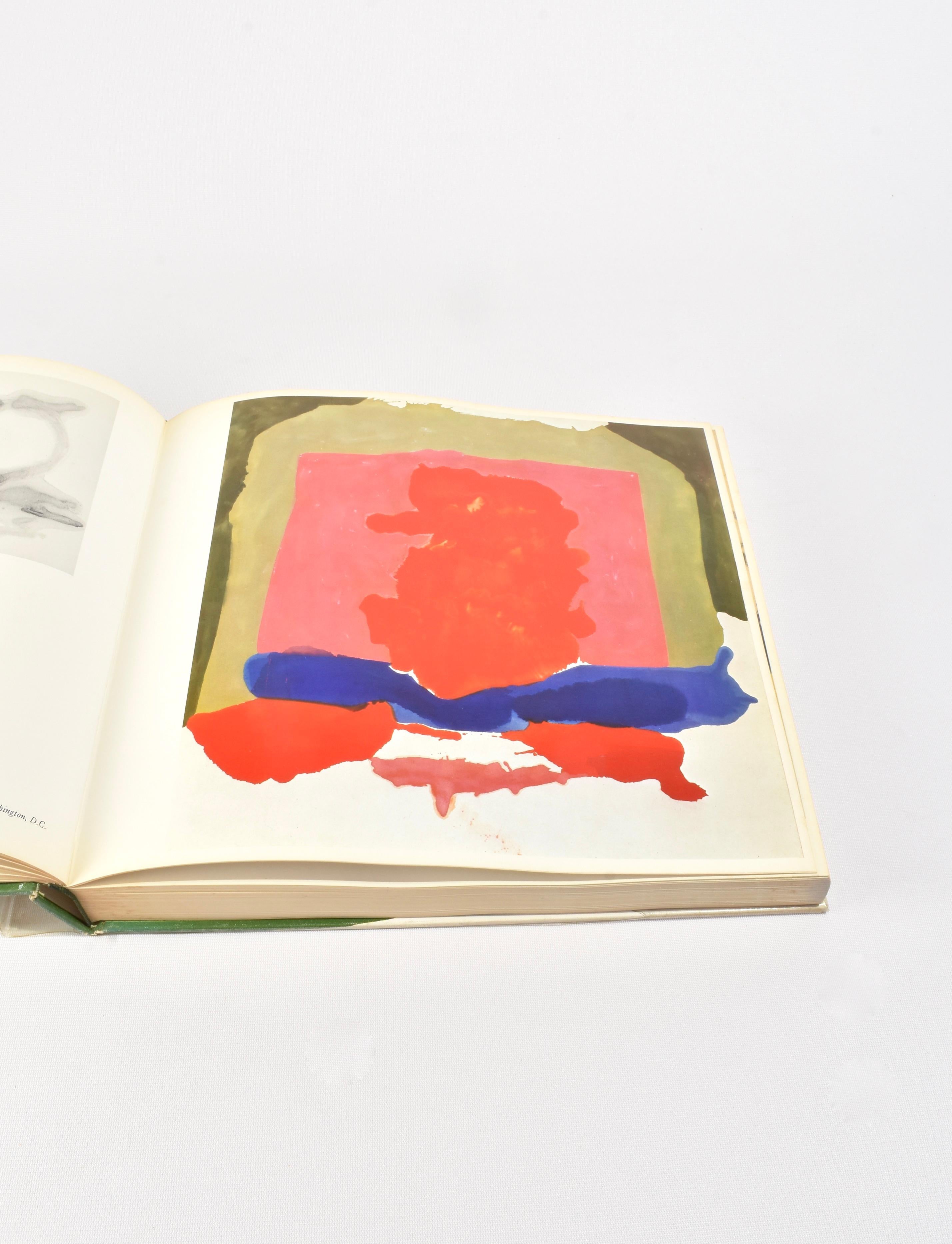 Vintage hardback coffee table book featuring the retrospective work of artist, Helen Frankenthaler. Text by Barbara Rose, published in 1971. First edition, 274 pages.

