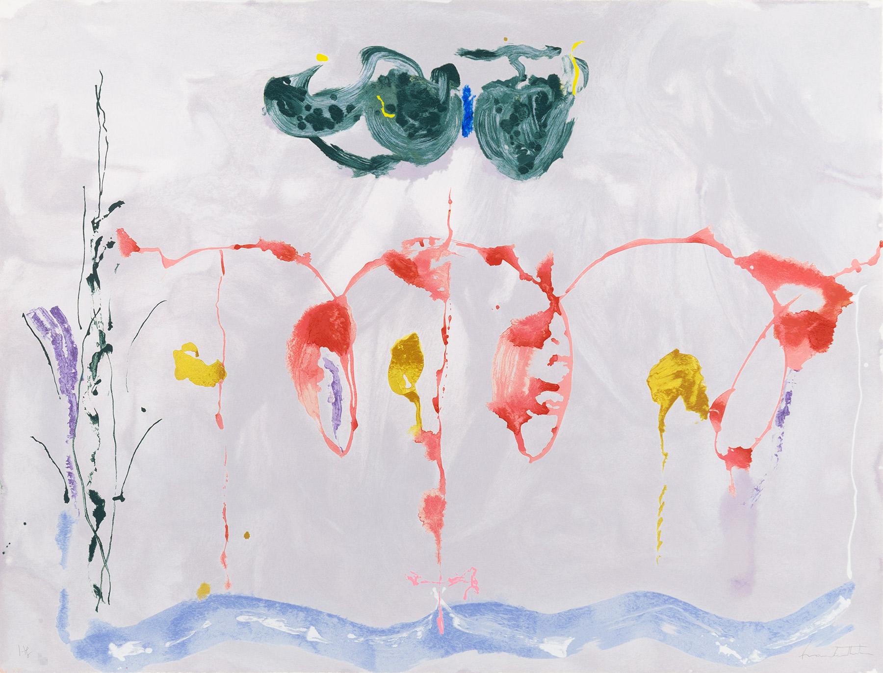 Helen Frankenthaler Abstract Print - Aerie