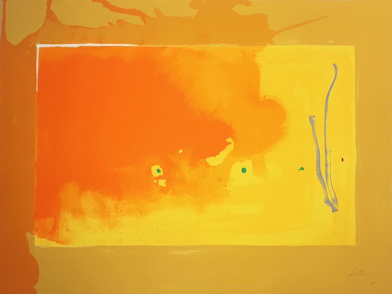 Helen Frankenthaler Abstract Print - Bilbao