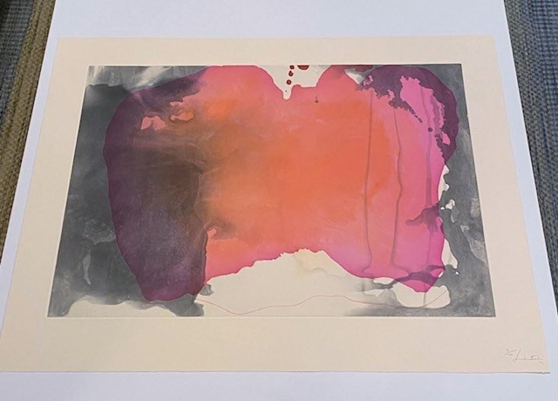 Causeway - Abstract Print by Helen Frankenthaler