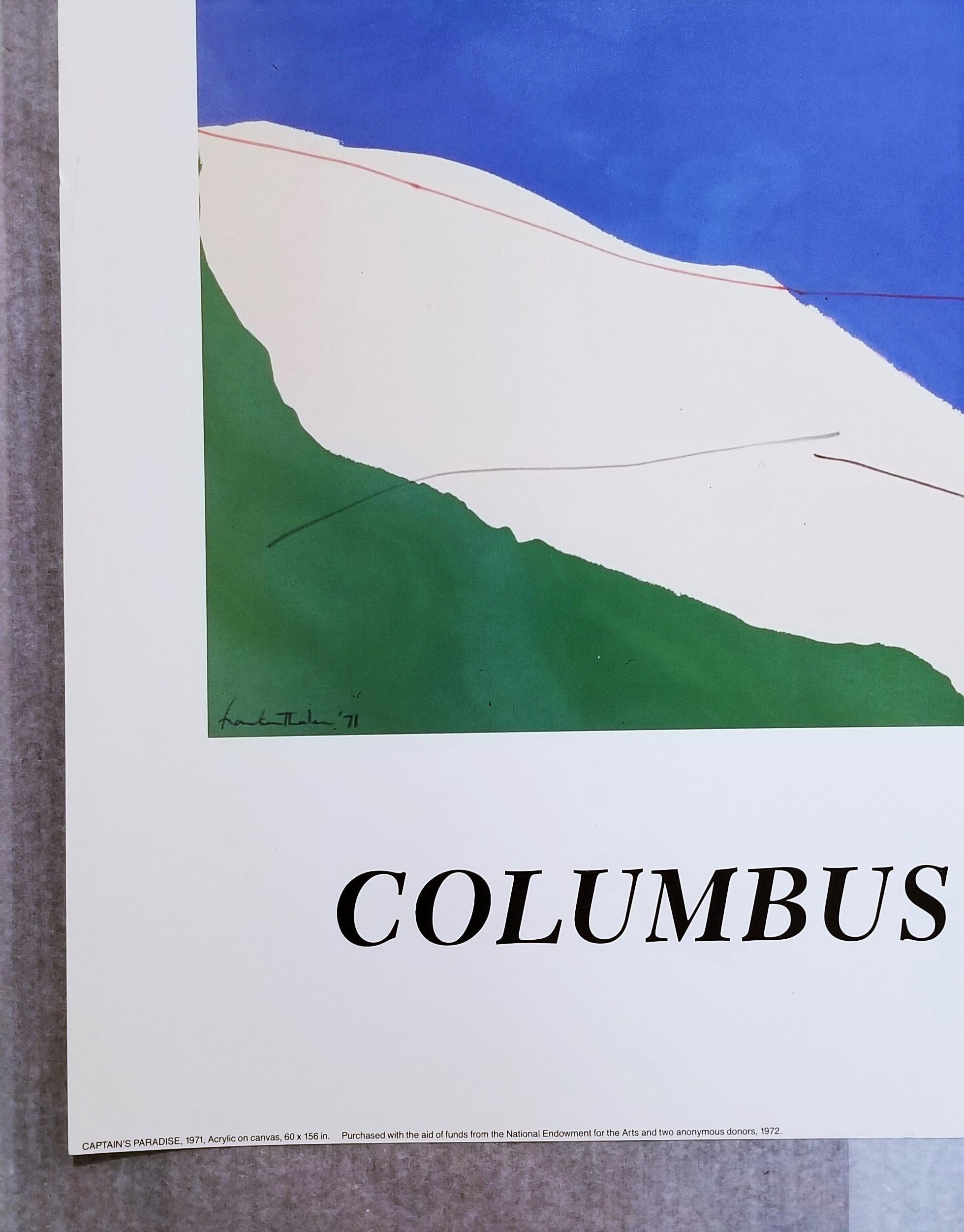 Cartel del Museo de Arte Columbus (El Paraíso del Capitán) - Print Expresionismo abstracto de Helen Frankenthaler