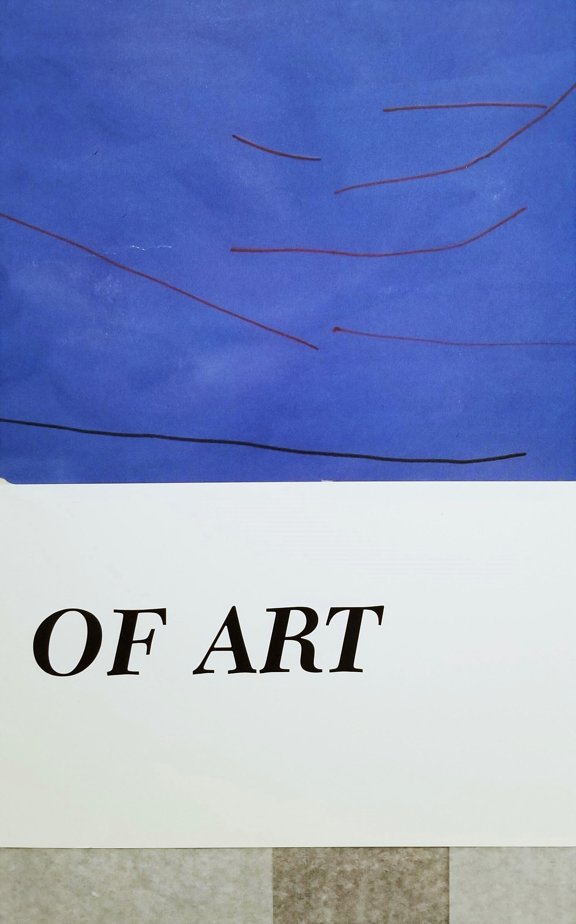 An original offset-lithograph, poster on smooth wove paper after American artist Helen Frankenthaler (1928-2011) titled 