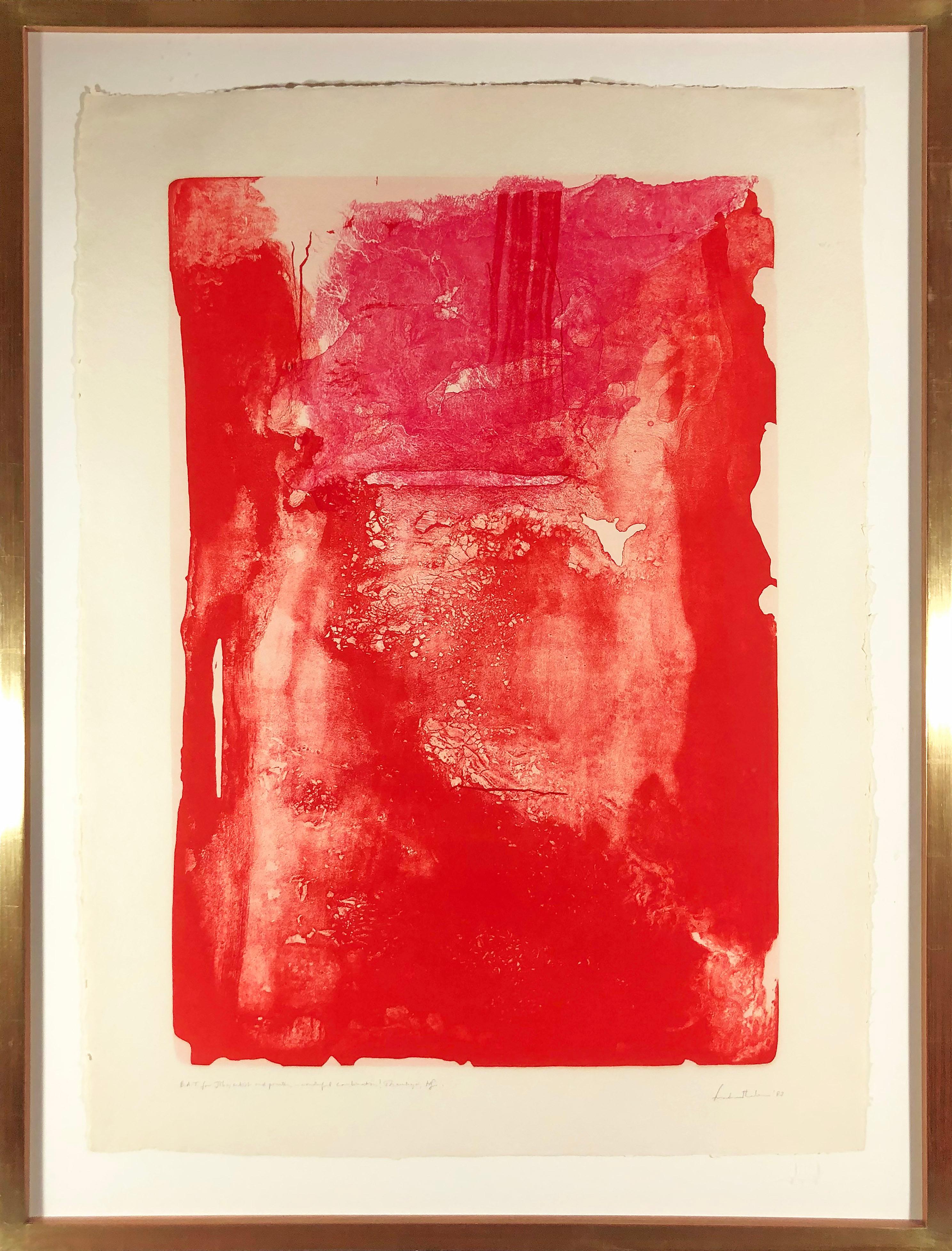 Divertimento - Abstract Expressionist Print by Helen Frankenthaler