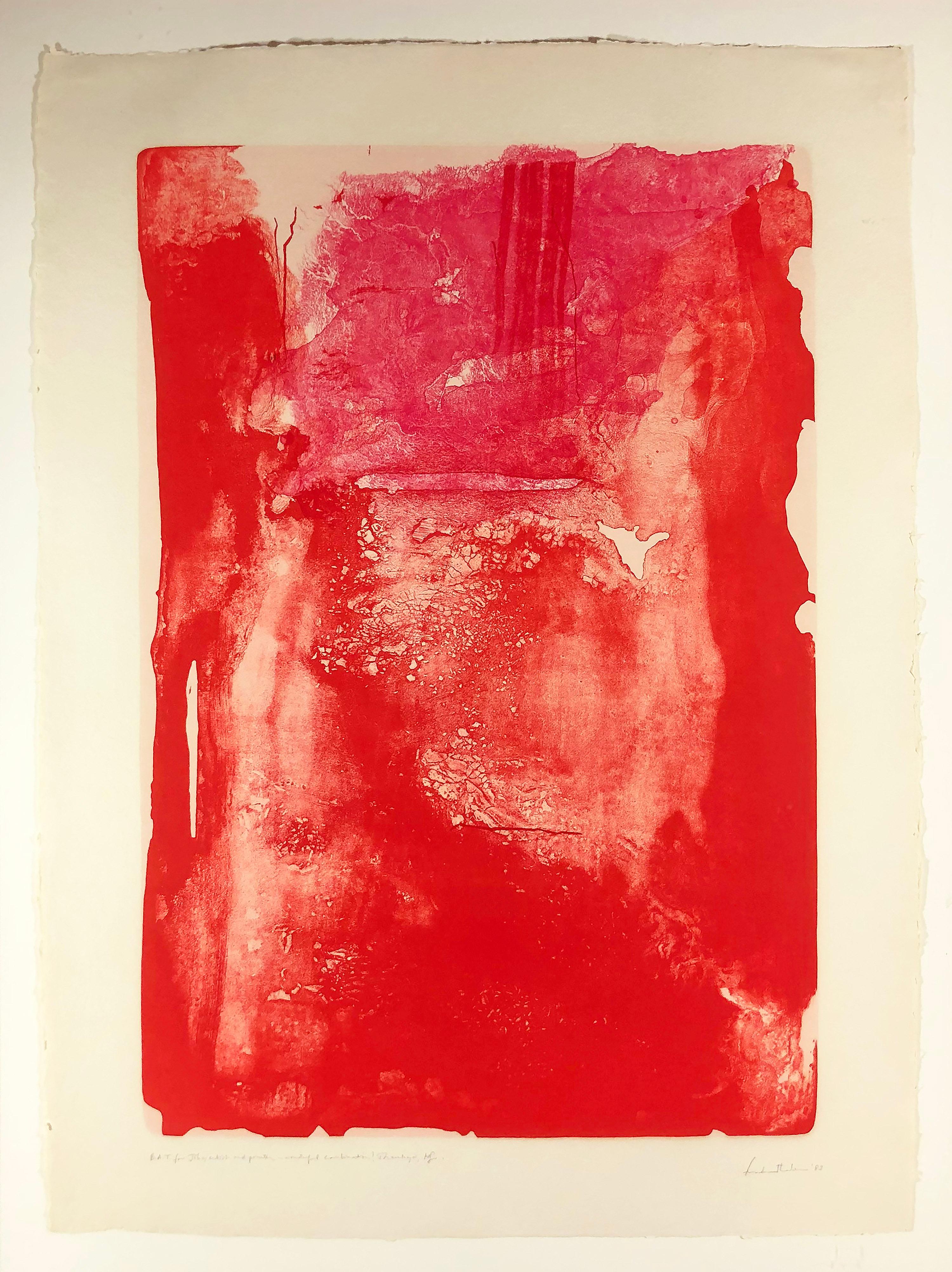 Helen Frankenthaler Abstract Print - Divertimento