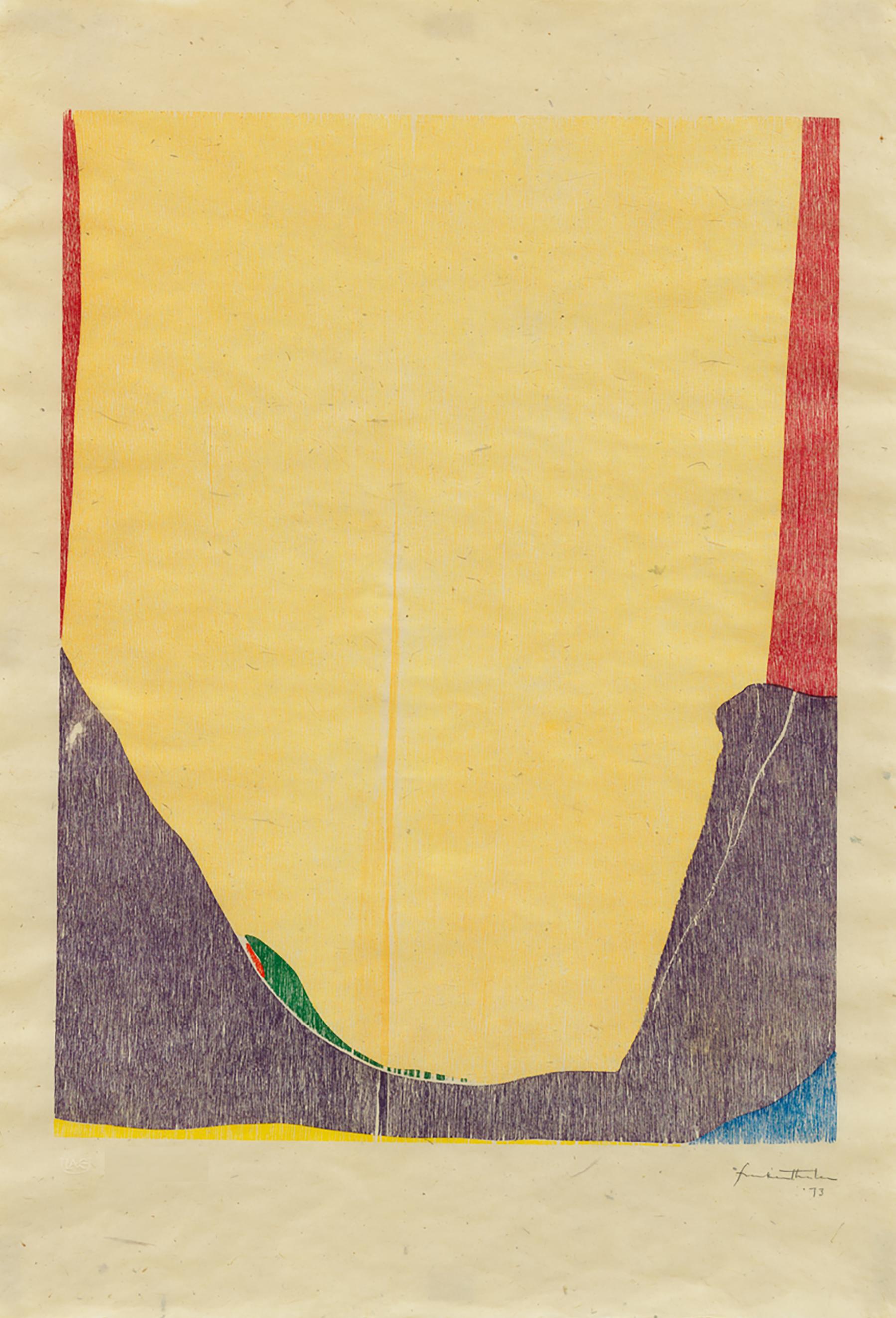 Abstract Print Helen Frankenthaler - L'Est et l'Ouest