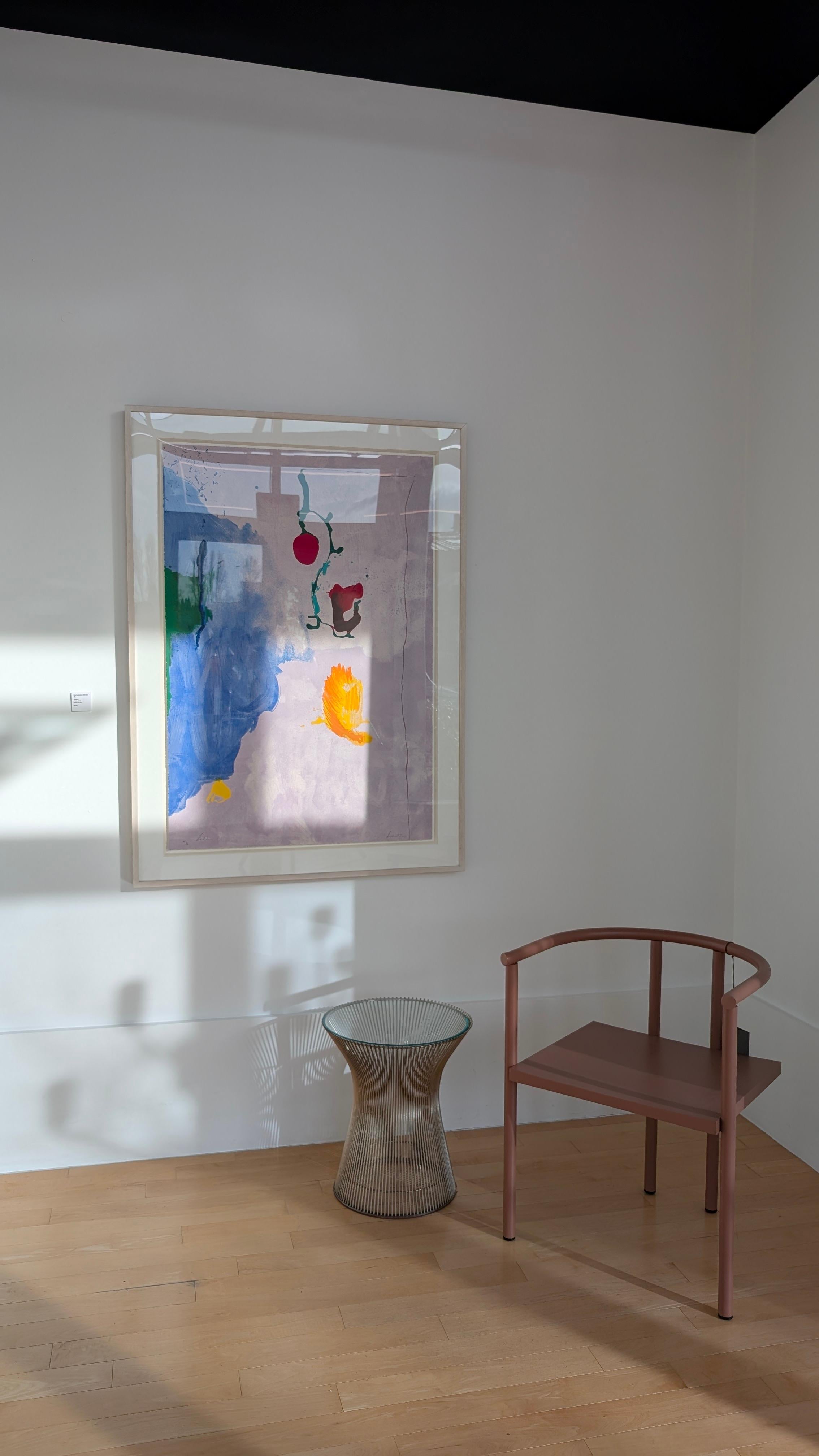 Eve - Gray Abstract Print by Helen Frankenthaler