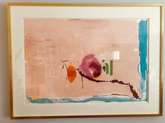  "Flirt",  Helen Frankenthaler, Lincoln Center RARE Signed & dated Abstract