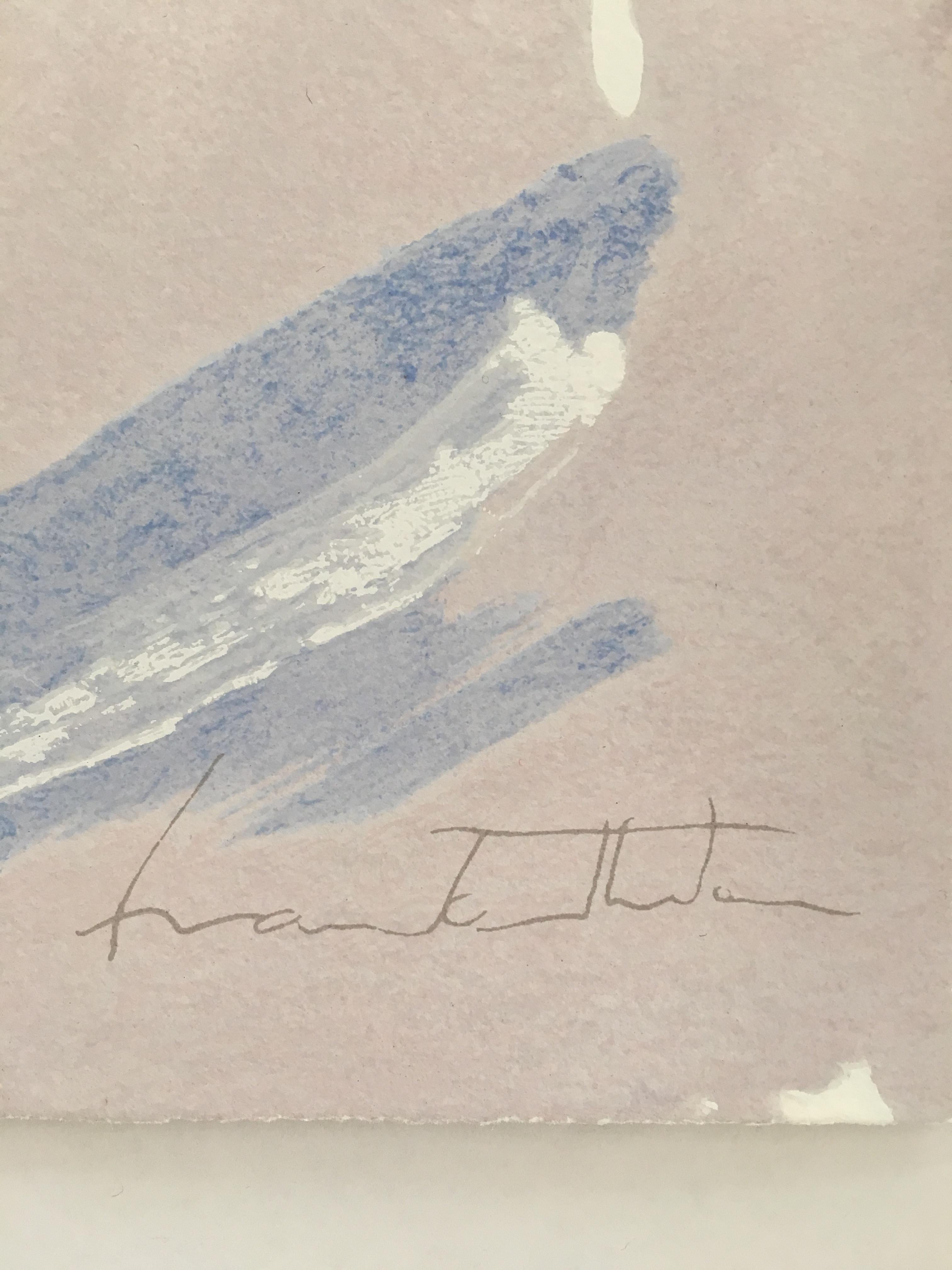 Helen Frankenthaler (American, 1928-2011)
Aerie, 2009
Screenprint in colors on wove paper 
Edition 59/128 (there were also 9 artist's proofs)
Stamp signed and numbered in pencil along lower edge, with printer's stamp verso
Published by Lincoln