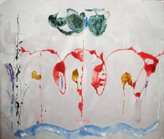 Helen Frankenthaler-Aerie-29.5" x 38.75"-Serigraph-2009-Abstract-Red, White