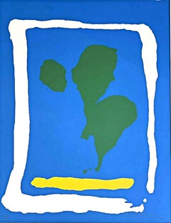 Helen Frankenthaler, Air Frame (Harrison 6) son premier sérigraphie signé AP 1965