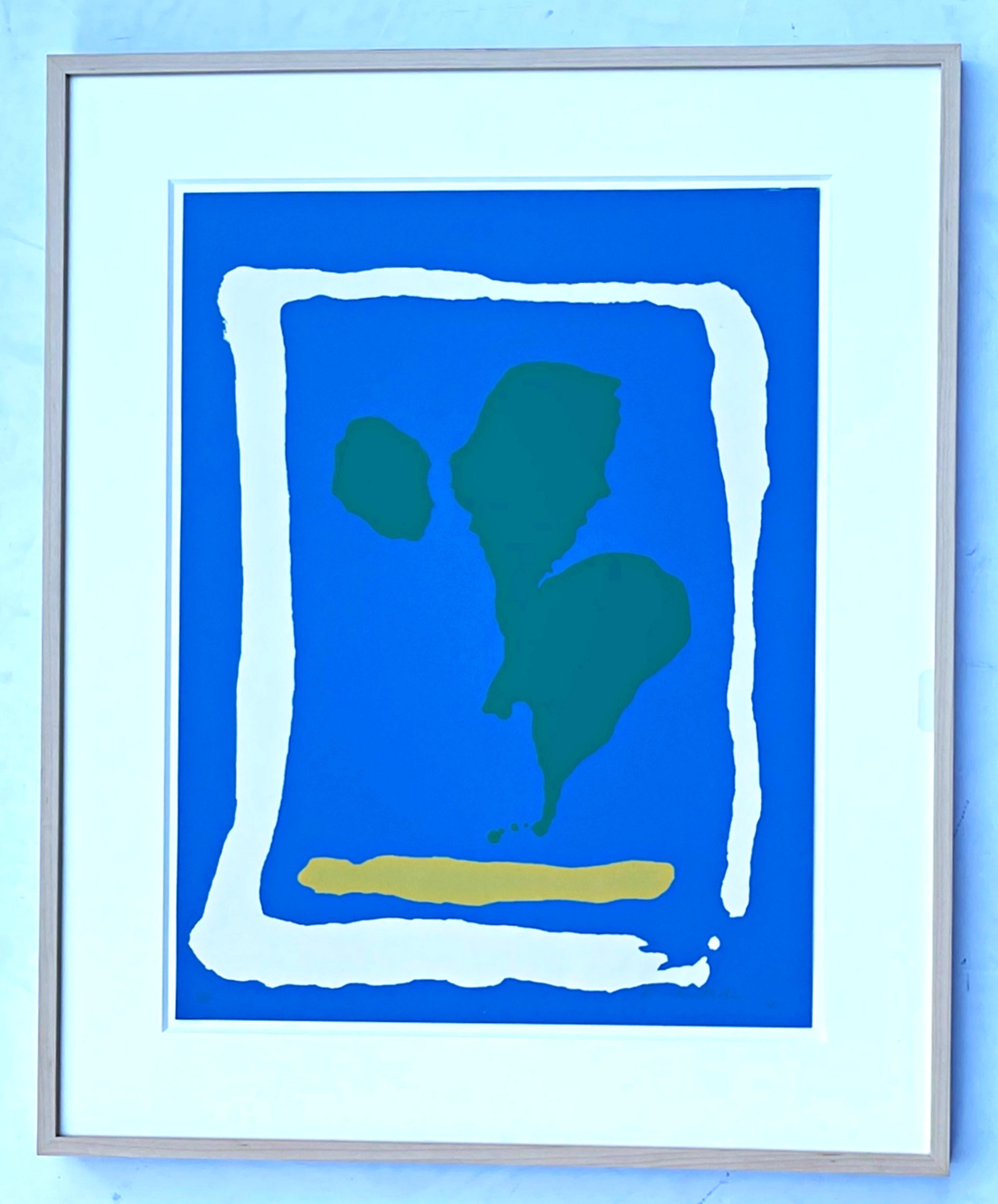 Helen Frankenthaler - Fotograma aéreo (Harrison 6) su primera serigrafía Firmado AP 1965