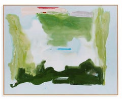 Retro Helen Frankenthaler - Lush Spring Framed Print